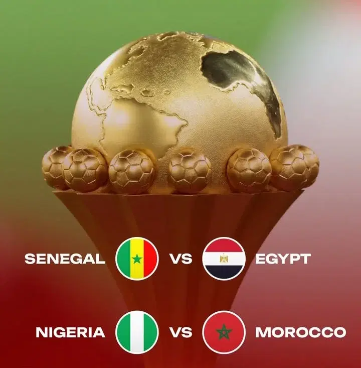 Nigeria, Egypt, Senegal, Morocco Head to #Afcon2026 Semi-Finals