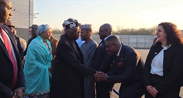 Tinubu arrives Lagos after UK state visit