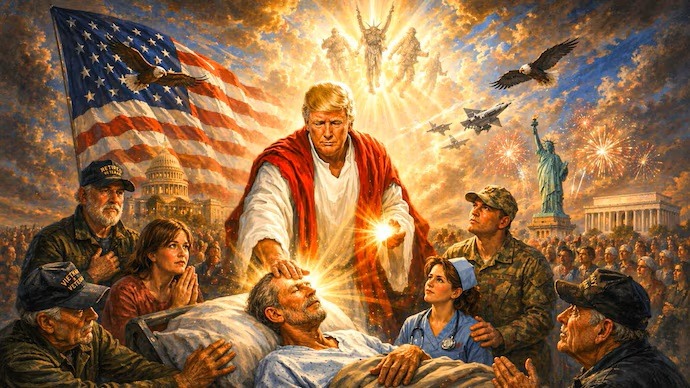 Trump sparks global outrage with Jesus-style AI image
