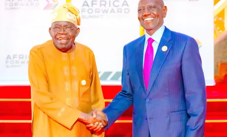 Tinubu, Ruto meet as African leaders push credit reforms at Nairobi Summit with France