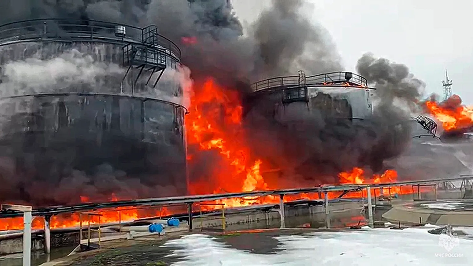 Ukraine hits Russian oil refinery, Zelensky says, as Kyiv intensifies new tactic
