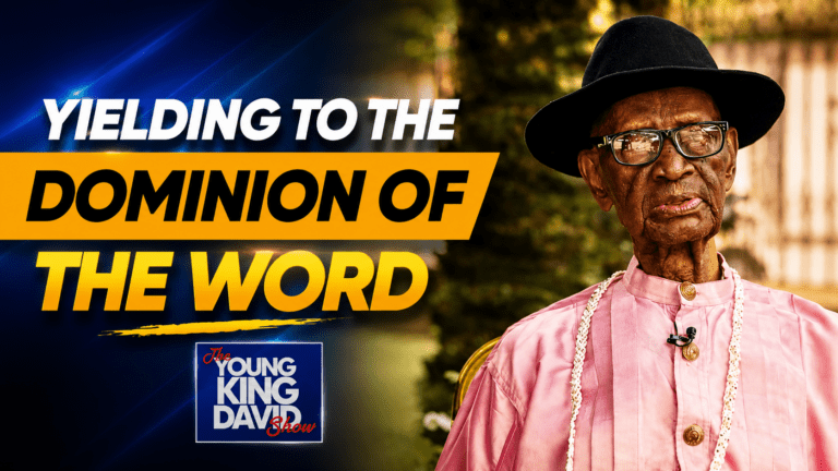 YIELDING TO THE DOMINION OF THE WORD