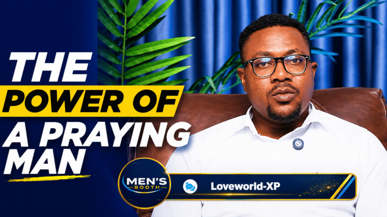 WHEN A MAN PRAYS